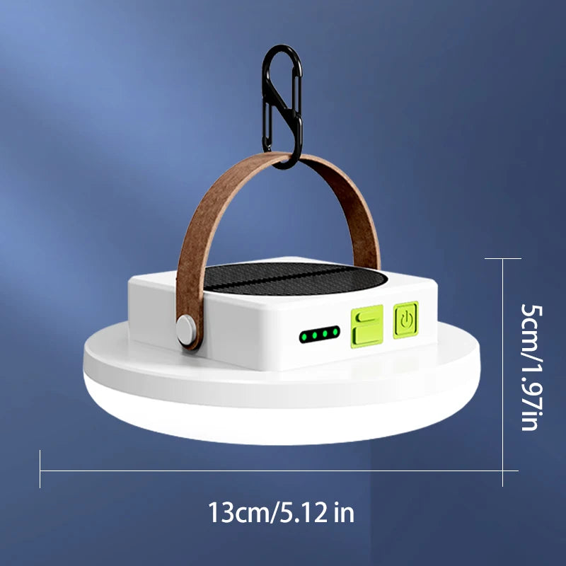 Solar Rechargeable Camping Lantern Portable Camping Lantern Rechargeable LED Camping Lantern for Camping Picnic Fishing Hiking