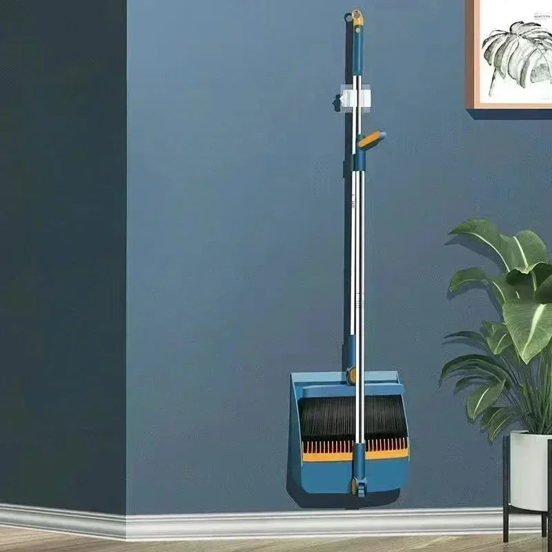 Broom Set Household  Broom Dustpan Set Brush Head Sweeping Folding Garbage Shovel Broom