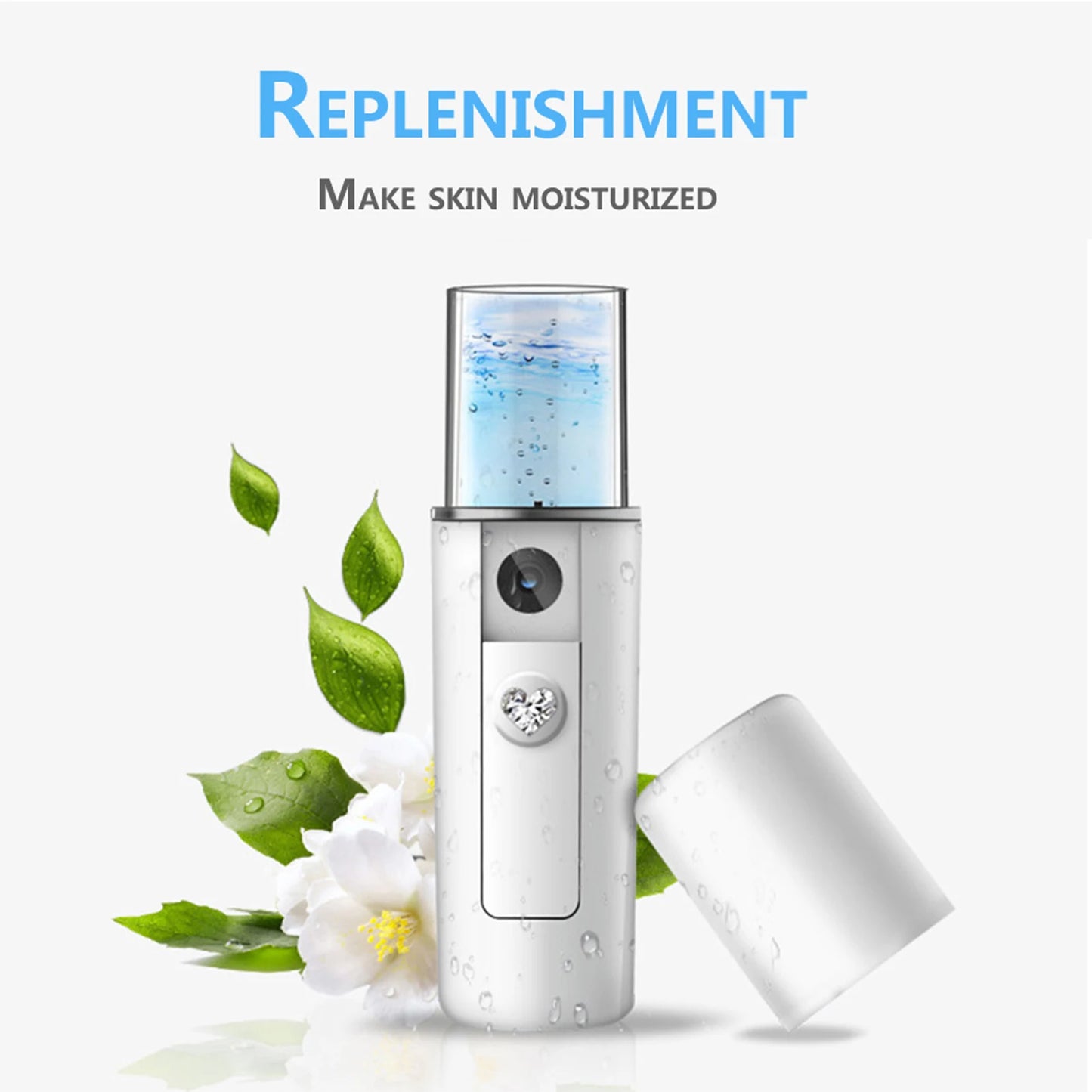 Cold Sprayer Facial Sprayer Sprayer 20ml USB PortableNano Mist Spray Atomization  Face Facial Moisturizing Mist Sprayer