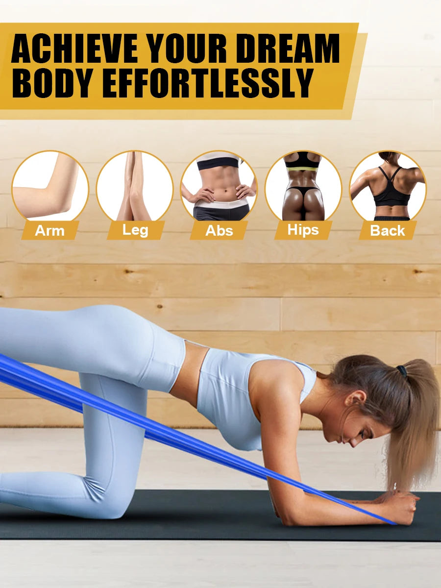 Resistance Bands for Working Out,Free Elastic and Exercise Bands Set for Suitable for Rehab, Yoga, Pilates, Gym, Home Exercise