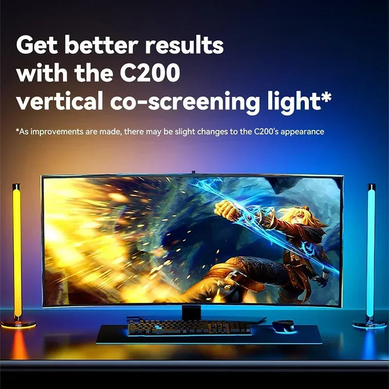 Smart Gaming RGB Backlight Ambient Lights Display Lighting Streaming Colourful LED Strip Light for Gaming Desktop Screen Sync
