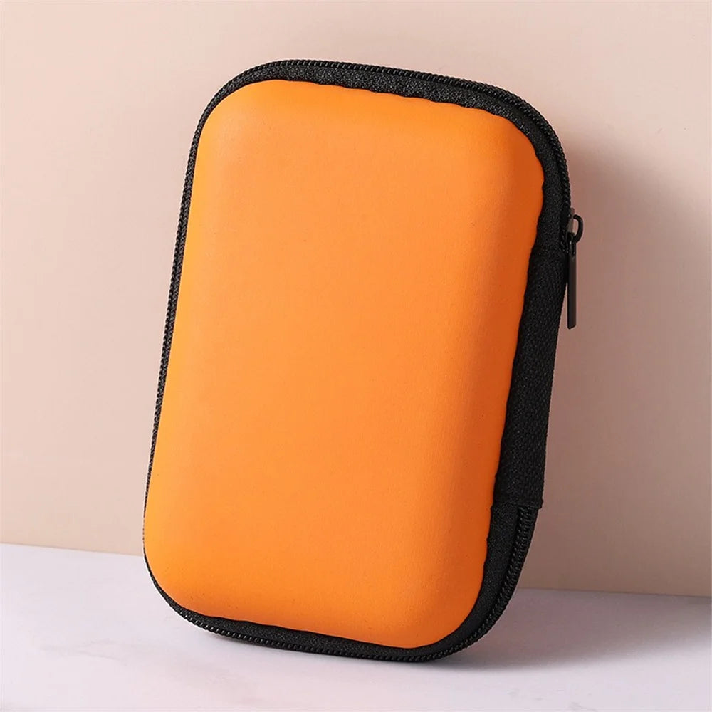 Travel Storage Bag Charging Case for Data Cables Earphone Package Zipper Bag Portable Travel Cable Organizer Electronics Storage