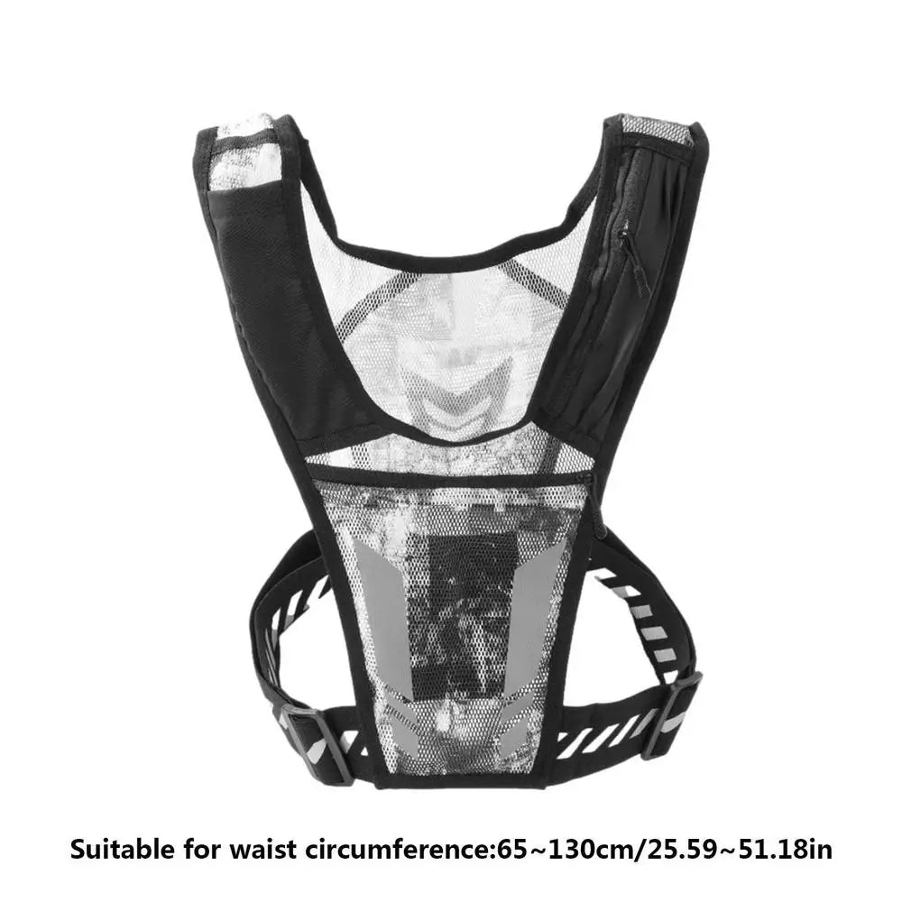Outdoor Running Backpack Reflective Ultra-light Breathable Vest Trail Running Mobile Phone Backpack Fitness Running Accessories