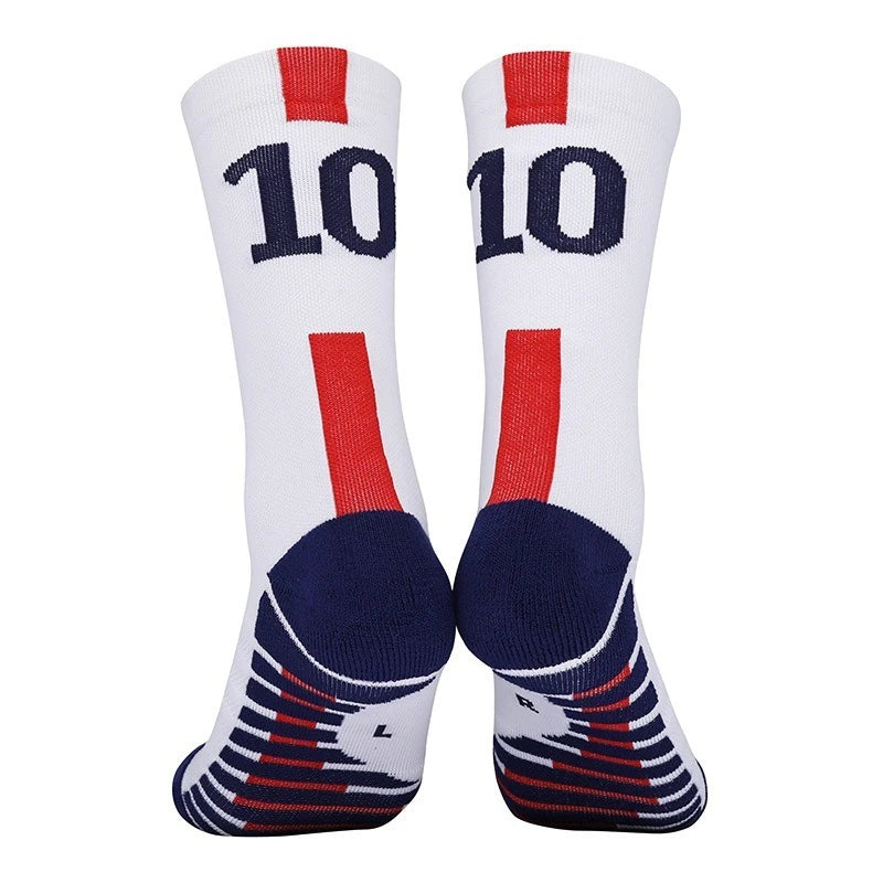 Football Socks For Football Stars Men's Special Anti Slip Thick Towel Bottom Midsole Practical Sweat Absorbing Sports