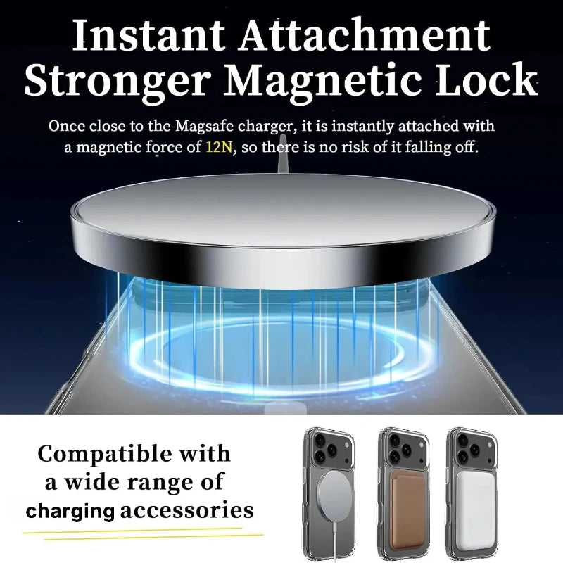For iPhone 17 Series Transparent Clear Case with White Ring & Shockproof Camera Guard Cover 16 15 14 Pro Max