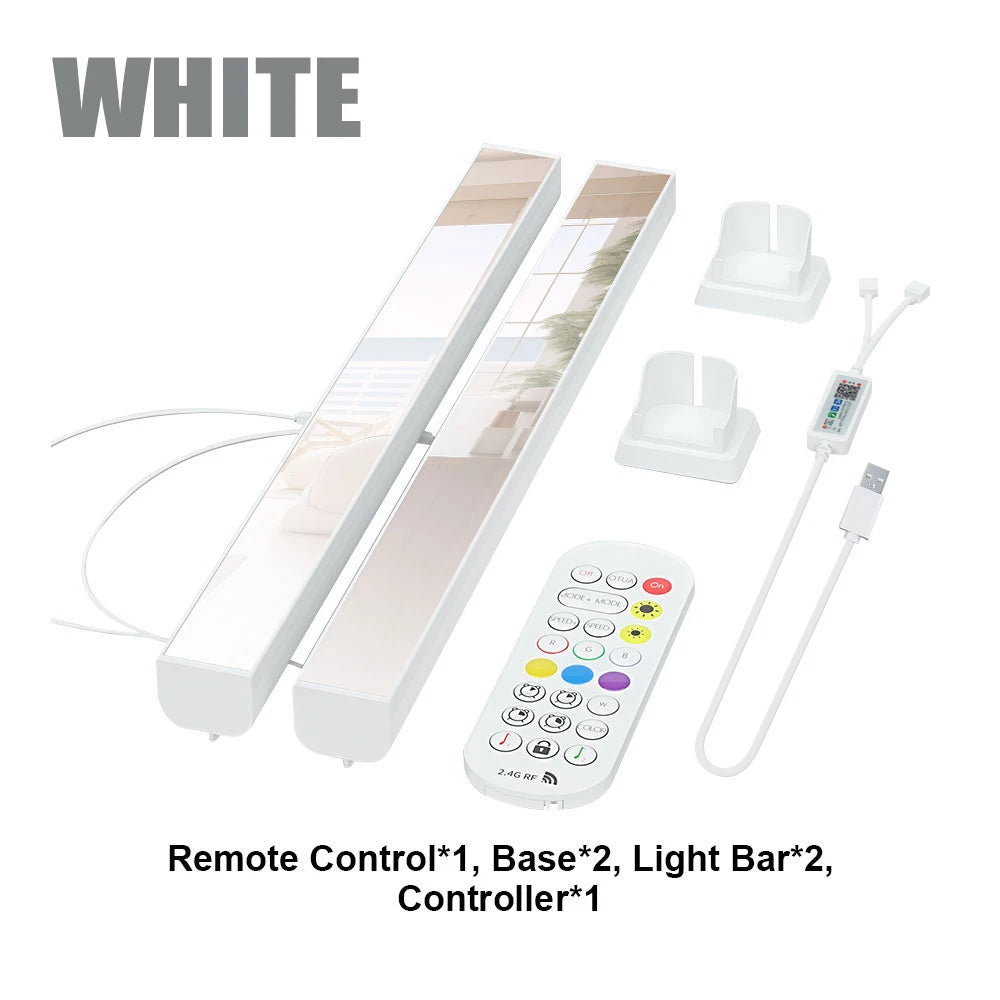 LED Light A Pair RGB Room Decor Abyss Lamp Bluetooth Ambient Night Light Desktop Mood Lighting for TV PC Gaming Backlight