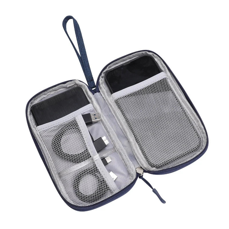 Portable Travel Portable Digital Product Storage Bag USB Data Cable Manager Earphones Mobile Power Storage Bag