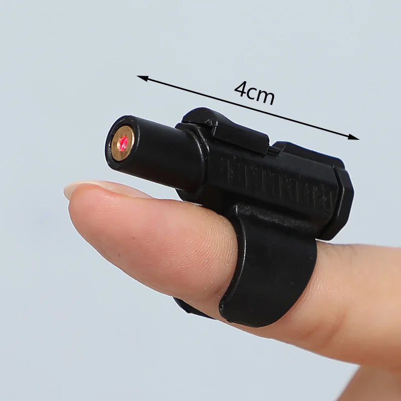 Portable Mini Laser Cat Toy Finger Sleeve Design LED Laser Pointer Pet Training Flashlight Scratching Tool Funny Cat Chase Stick