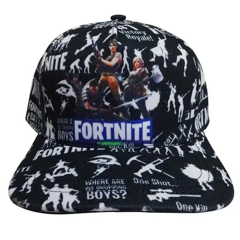 Fortnite Casual Baseball Cap Sun Visor Cap Duck Tongue Cap
