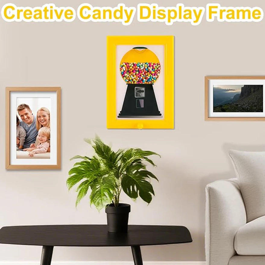 Candy Dispenser Picture Hanging Suitable Handy Fast Distribution Candies For Birthday & Holiday Gifts Creativity Storage Decors