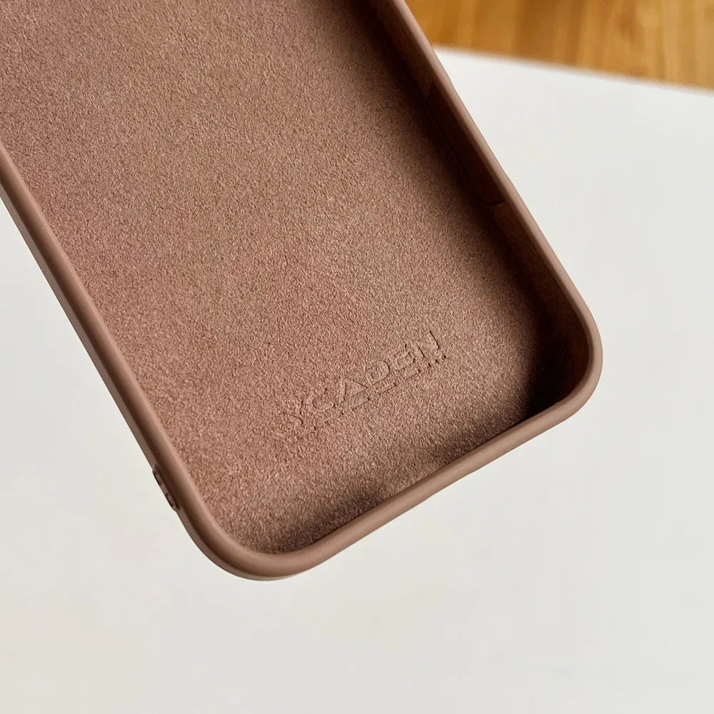 Liquid Silicone Phone Case For iPhone 17 Pro Max 17Air 16 17 Pro 15 14 Plus With Crossbody Lanyard camera Protection Coque Cover