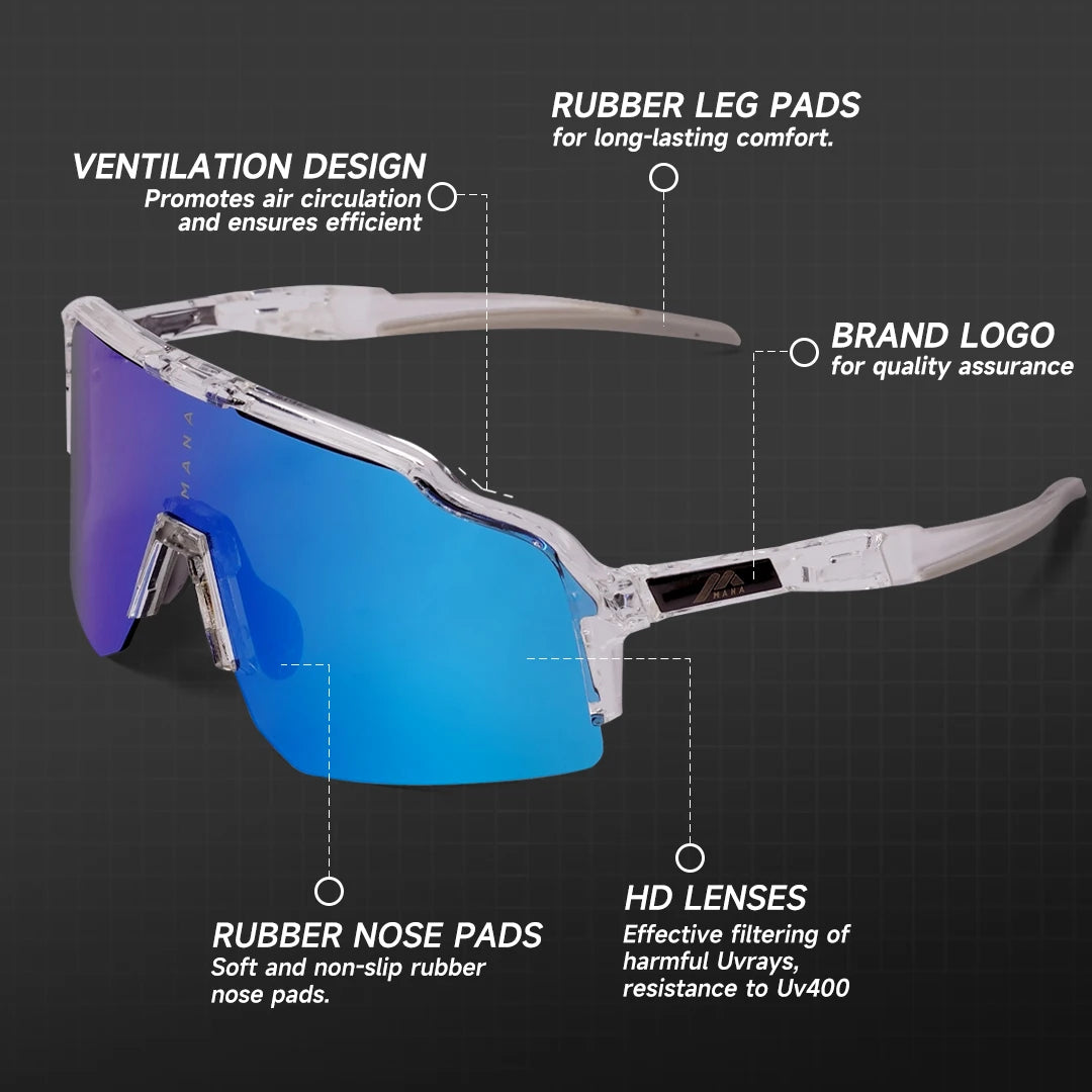 MANA Sport Cycling Sunglasses Sport Mail Goggles Bicycle Mountain Bike Glasses Men's Eyewear