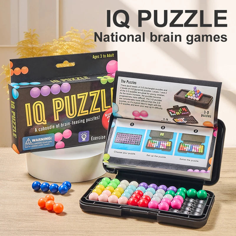 Smart Pyramid Intelligent Magic Bead iQ Battle Children's Puzzle Toy Family Gathering Game table game puzzle game