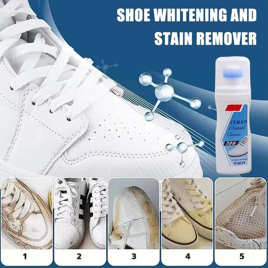 White shoes cleaning agent cleaning artifact a wipe white no wash decontamination yellowing whitening shoes sneakers cleaner
