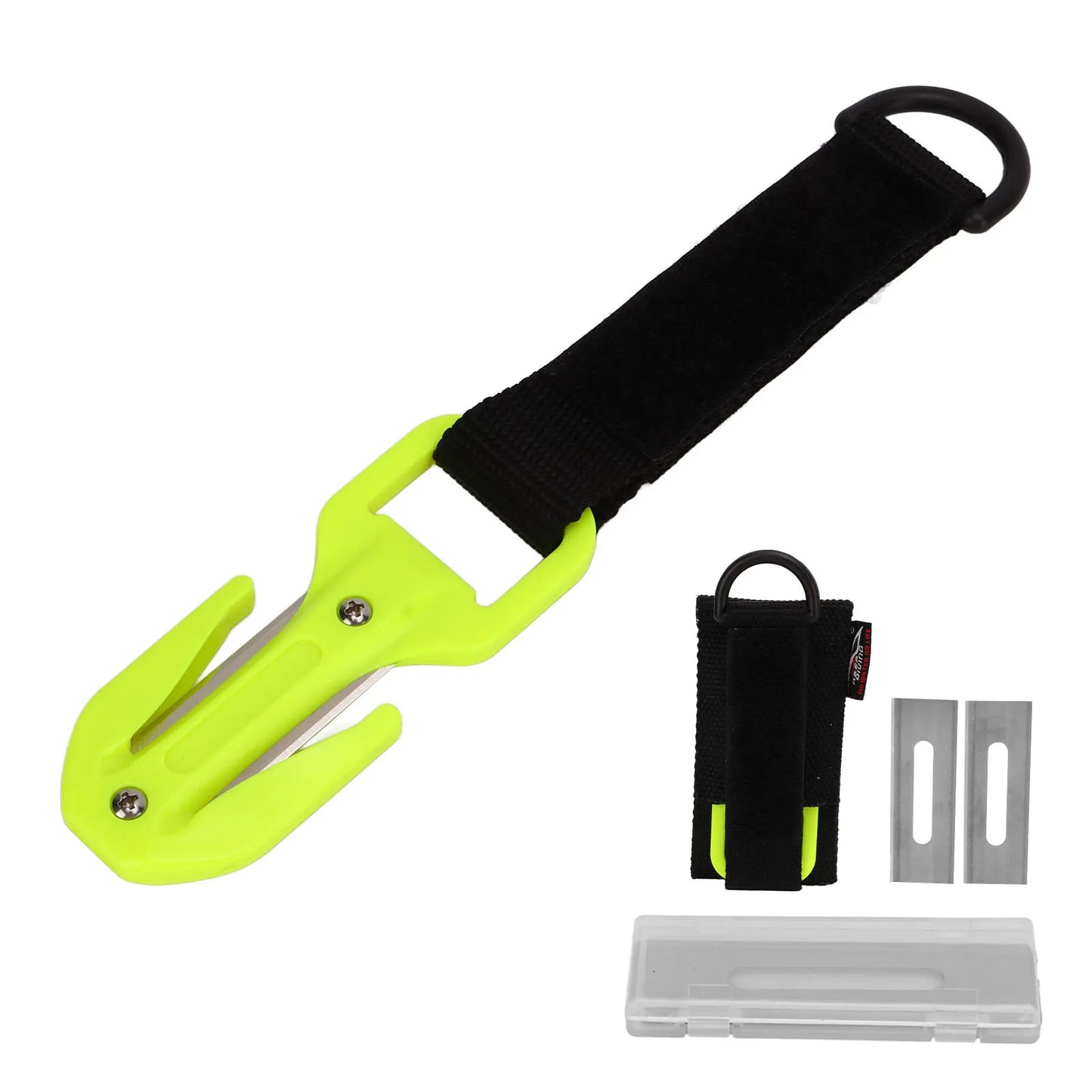 Diving  Line Cutter  Diving Line Cutter Dual Sides Dive Cable Rope Cutter with Blade for Safety Rescue Scuba  Diver