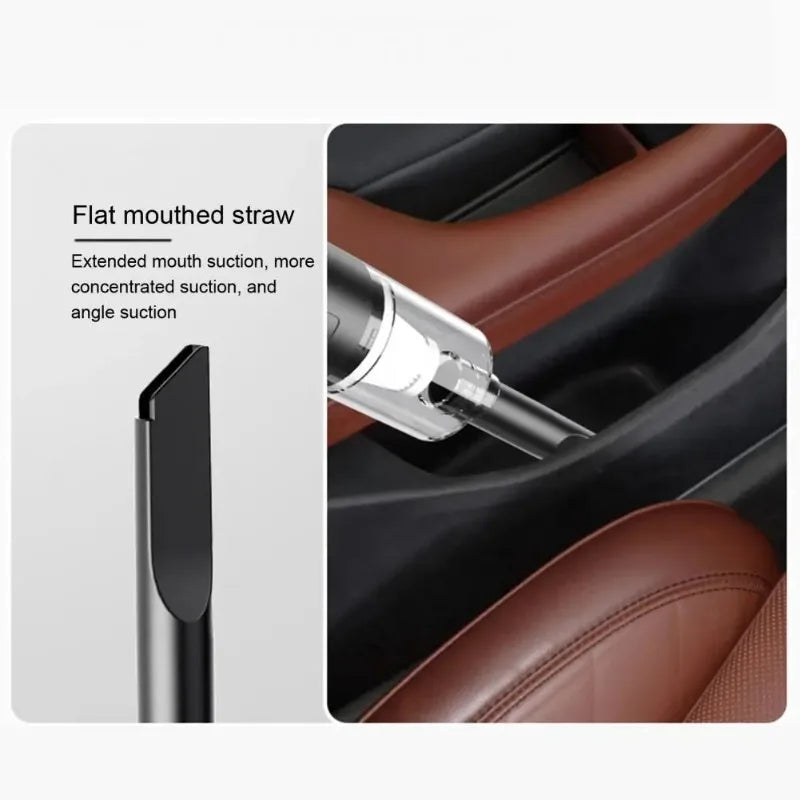 Mini pink vacuum cleaner, USB charging, strong suction power, portable, mini and powerful household appliance air cleaner