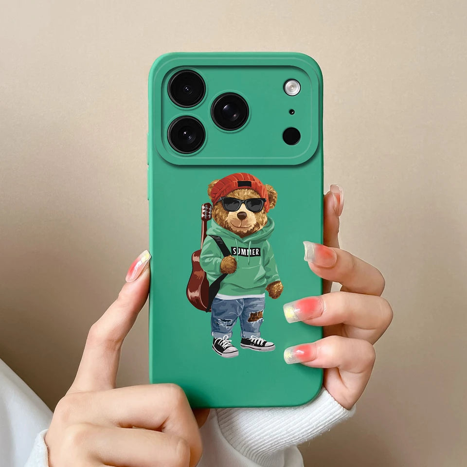 Case For iPhone17 17Air 17Pro 17ProMax Butterfly Love Heart Anti-fall Dustproof Trendy Housing For iPhone 17 Pro Max Funda Coque