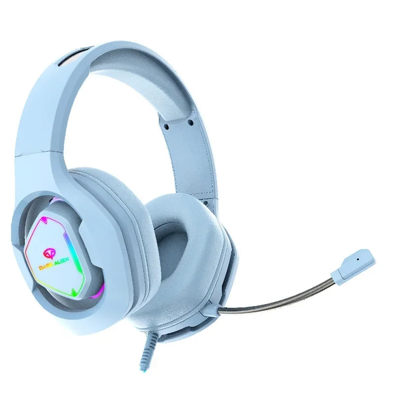 Gaming Headphones For PC/PS4/PS5 EKSA E1000 7.1 Surround RGB Gaming Headset Gamer USB Wired Headphones With Noise Cancelling Mic