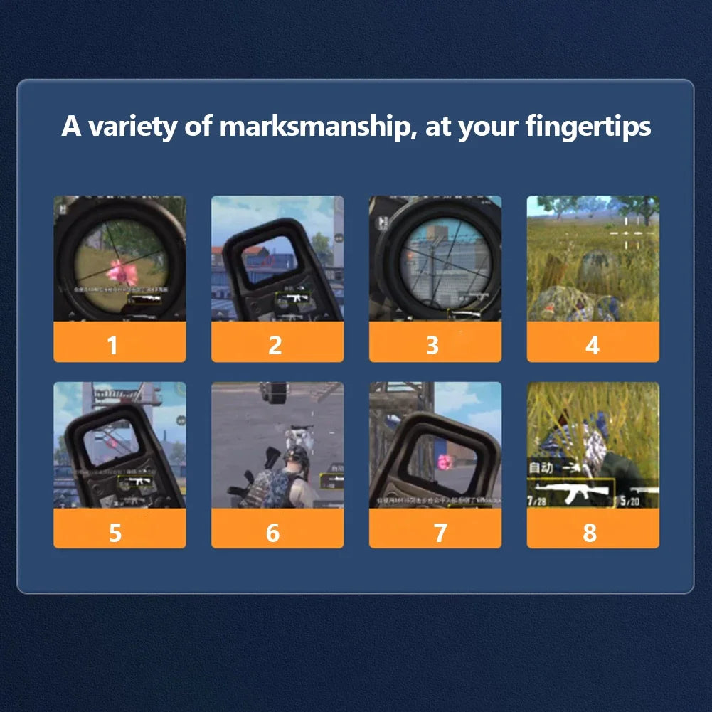 G21 1 Pair 6 Finger Game Controller for PUBG Game Mobile Gamepad Trigger Joystick Shooter Fire Button Controller for PUBG Mobile