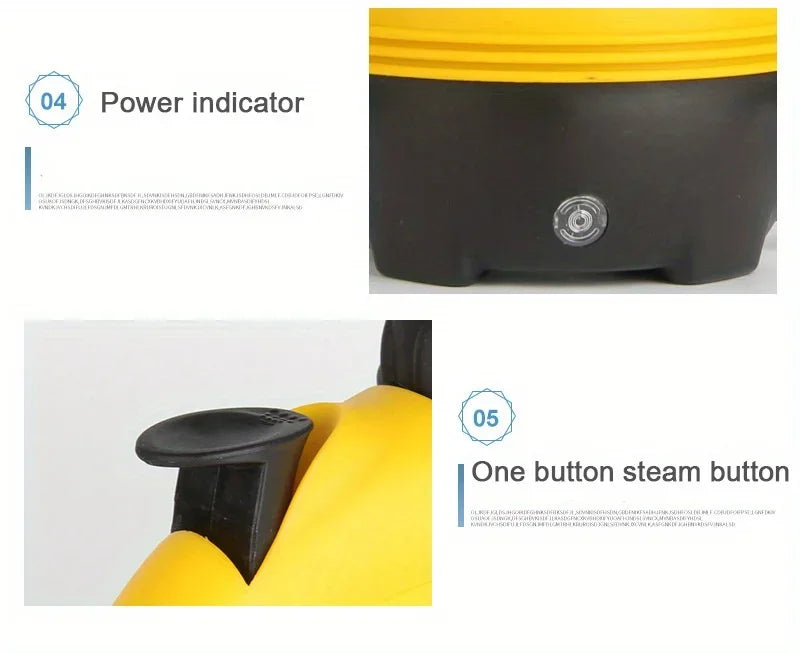 Handheld steam cleaner high pressure Cleaning machine household air conditioner Kitchen Hood cleaner Portable car steam cleaner