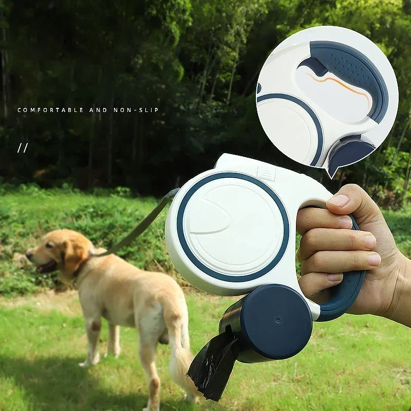 5m LED Dog Leash Automatic Telescopic Dual-color Dog Leash  Dog Walking Pet Supplies  Beautiful Fashionable and Multi-color
