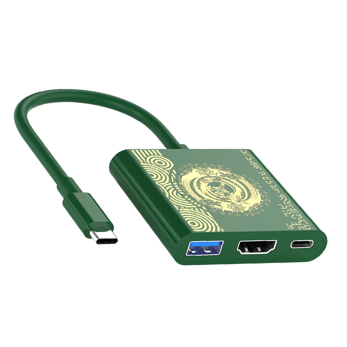 Portable 3 in 1 Game Docking Station TYPE-C Hub with HDMI and USB 3.0 Perfect for Travel and Gaming