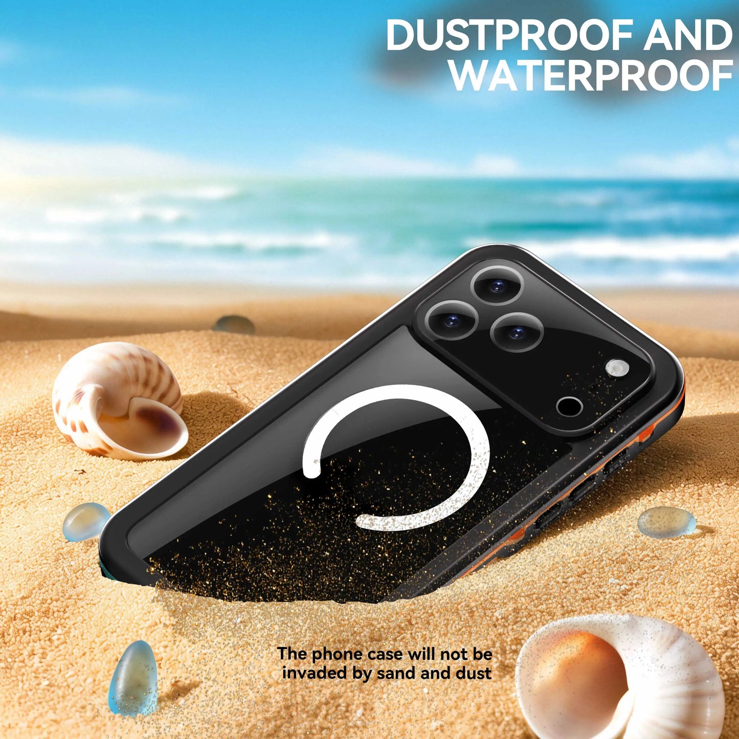 New Hot Sale 360° Shockproof and Dustproof IP68 Professional Waterproof Phone Case for iPhone 17 Pro Max / 17 Pro / 17 Air / 17