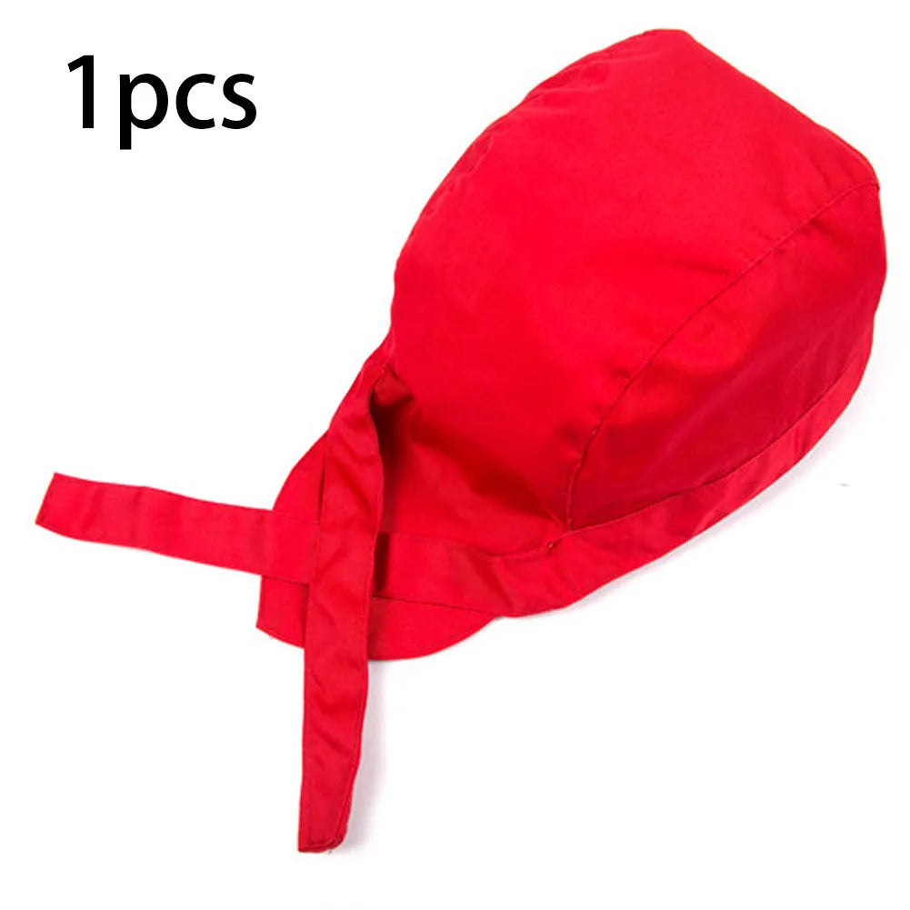 Universal Chefs Hat Pirate Hat Catering Service Waiter Hats Hotel Restaurant Bakery Kitchen Work Cooking Cap