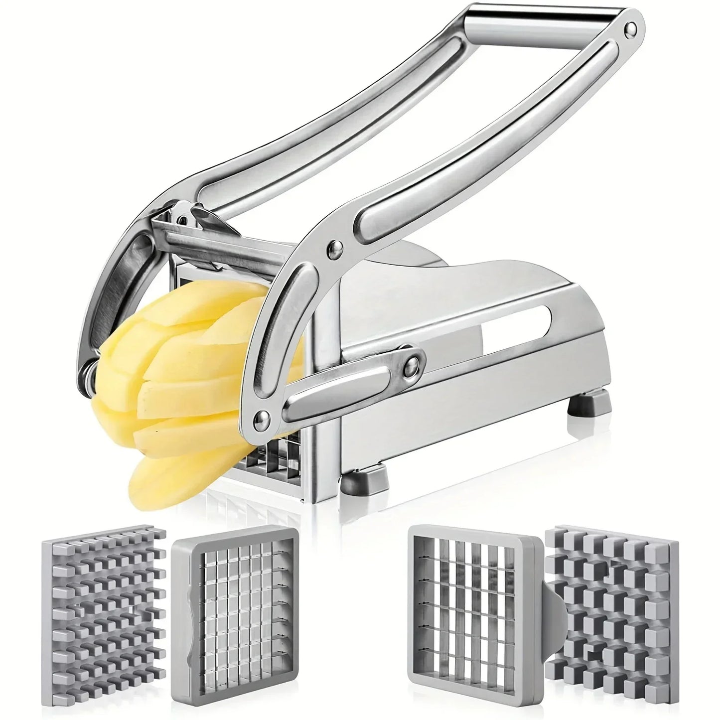 Potato Slicer Commercial Household Cucumber Radish Potato Lettuce Slicer Multifunction Stainless Steel Manual Vegetable Cutter