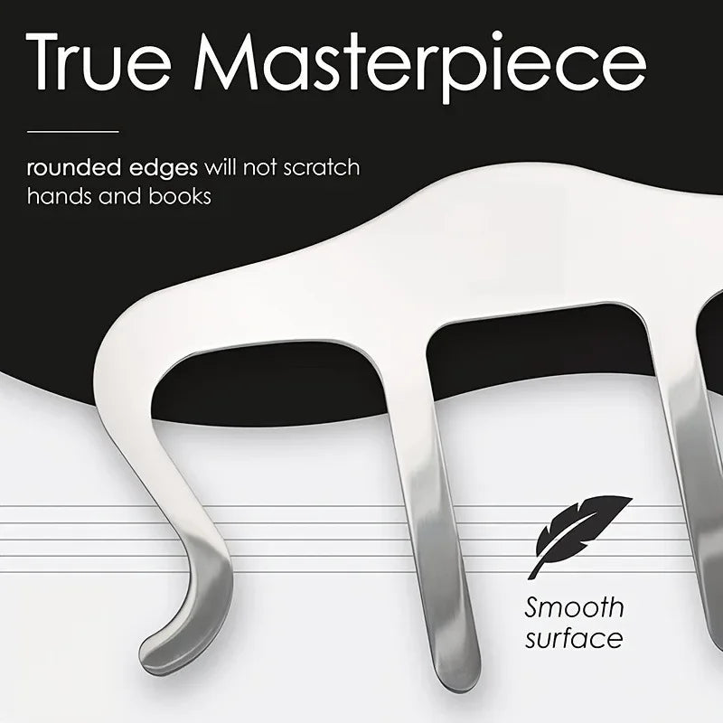 1pc Sheet Music Clip,Piano Music Clip,Music Sheet Music Note Clips-Effortlessly Holds and Displays Sheet Music for Easy Reading