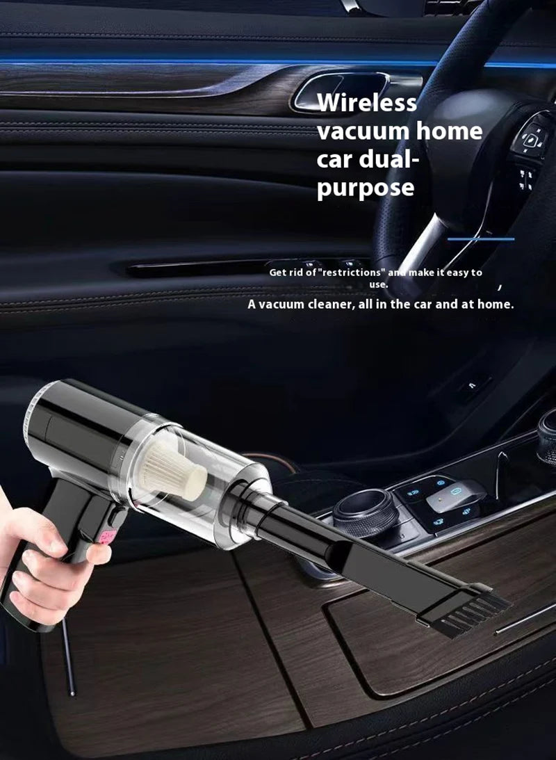 Wireless Mini Vacuum Cleaner Portable Dust Collector Dry And Wet Home Car Dual-Use Handheld Cleaning Appliances USB Charging