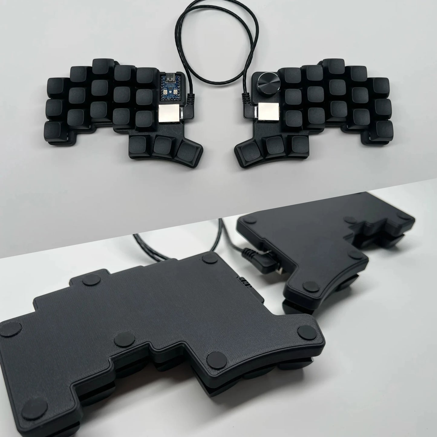 Cheapino V2 Wired Split Keyboard Hot Swap Vial Ergonomic Mechanical Keyboard Game MX Switches QMK Firmware Pre-soldered DIY Kit