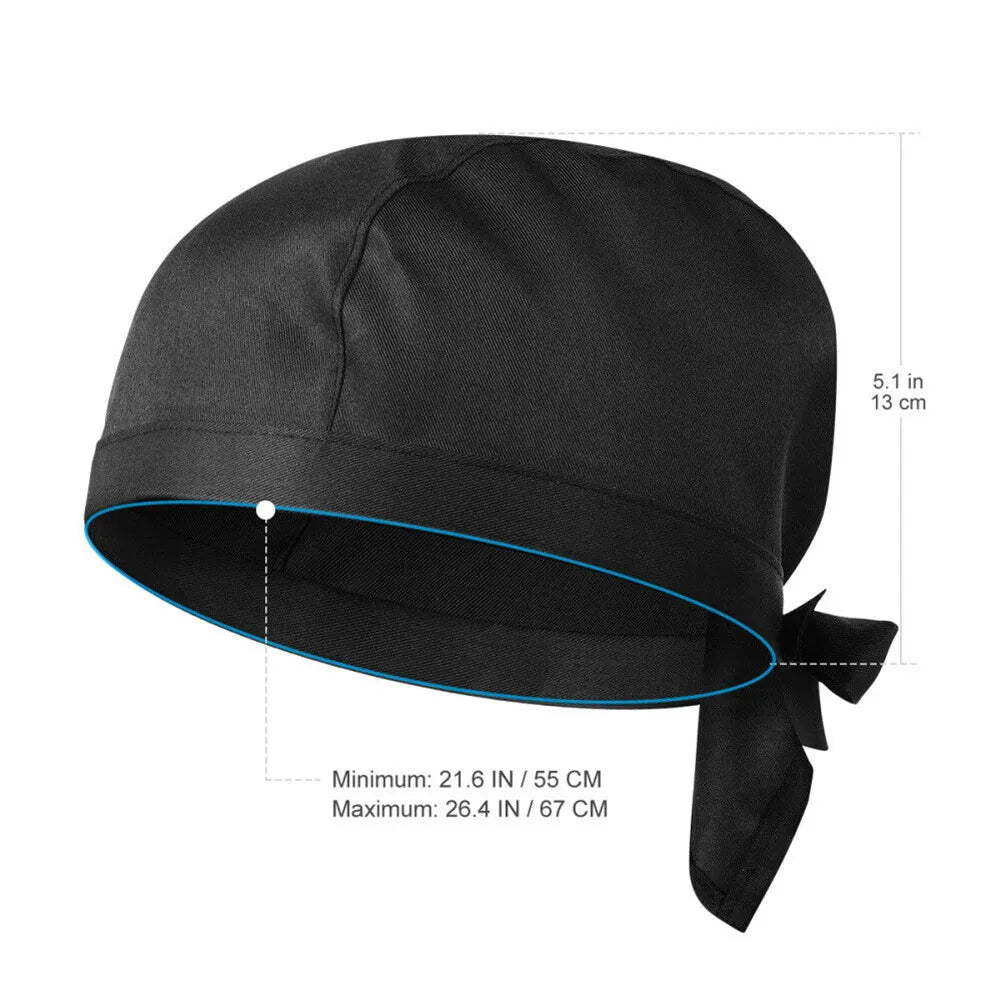 Universal Chefs Hat Pirate Hat Catering Service Waiter Hats Hotel Restaurant Bakery Kitchen Work Cooking Cap