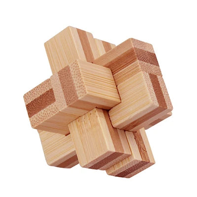 Wooden Puzzle Games Brain Teasers Toy 3D Puzzles for Teens and Adults Logic Puzzle Wood Magic Cube Brain Teaser Assembling Toys