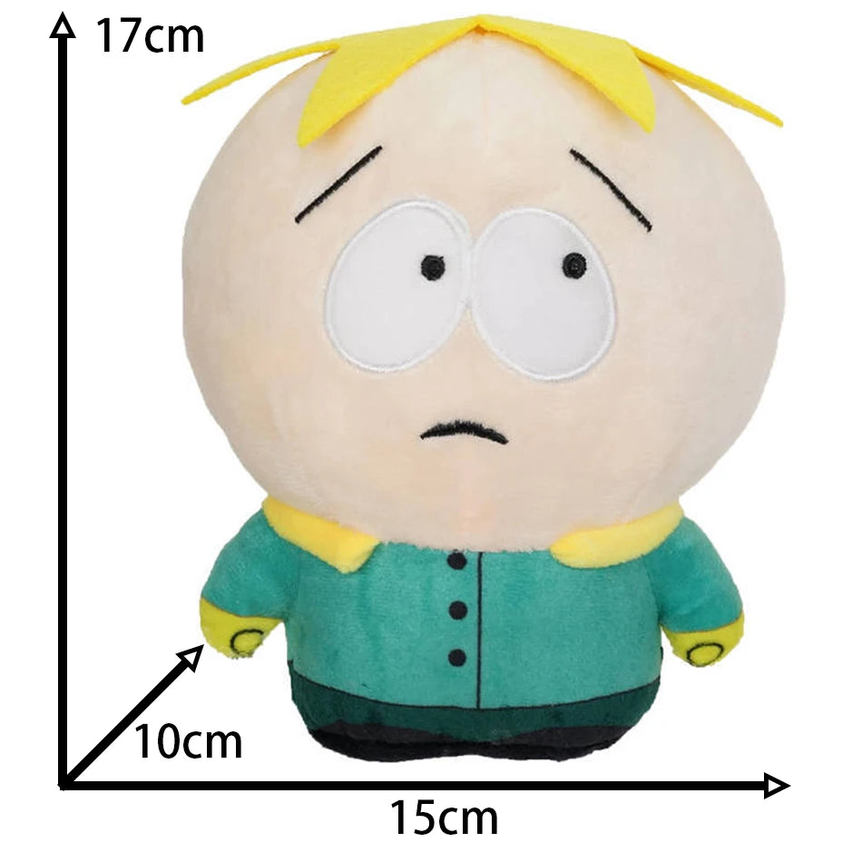 20cm Anime Cartoon South Park Character Cartman Stan Butters Plush Doll Boy Kid Stuffed Toy For Children Christmas Gifts pillow