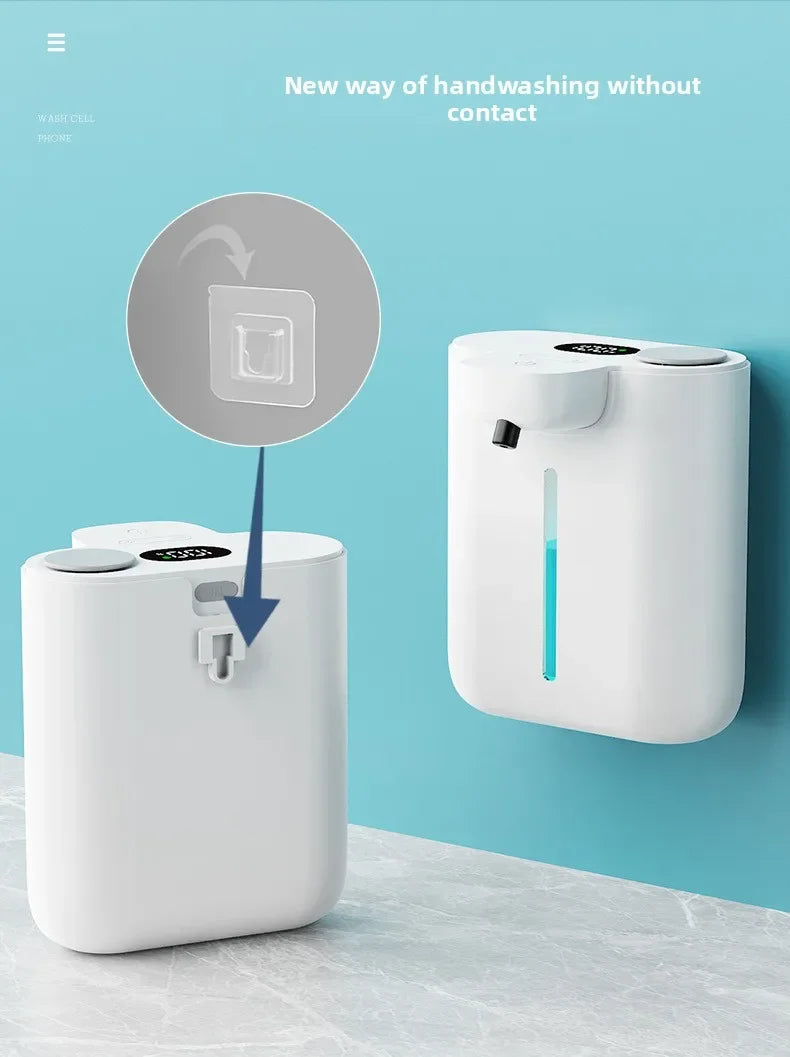 500ML Automatic Soap Dispenser Touchless Type C USB Rechargeable Electric Soap Dispenser Waterproof Foam/Liquid Dispenser