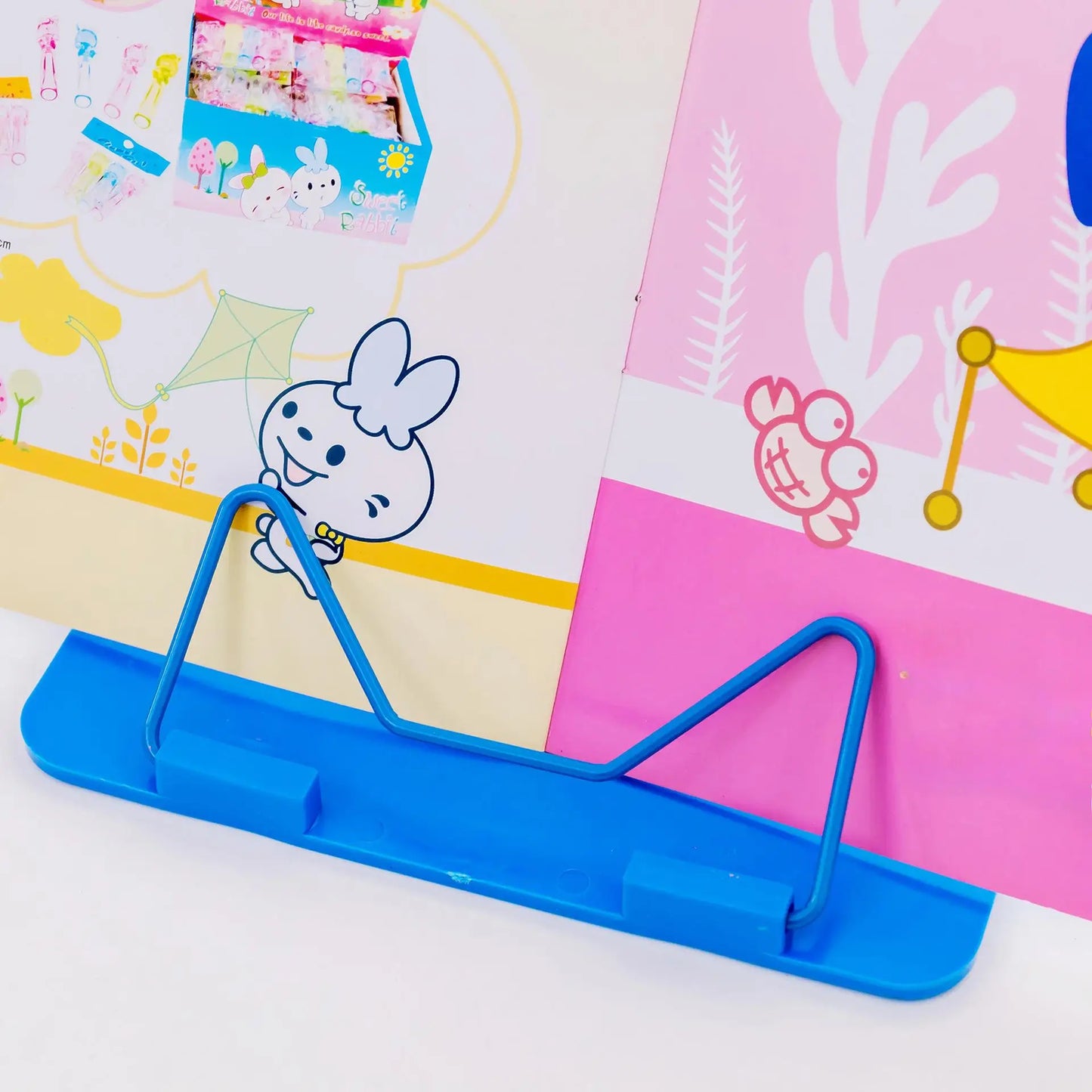 Simple Reading Rack Multifunctional Reading Rack Student Book Stand Bookshelf Colourful