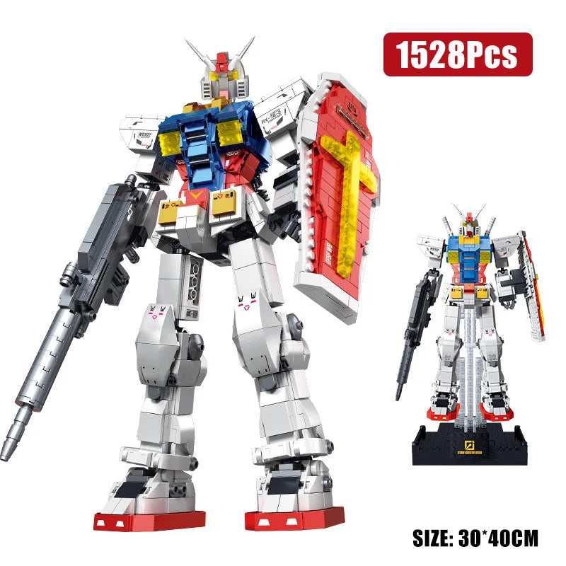 Cyber Mecha Model Building Blocks - Storm Freedom Ancestor Mechanical Robot Assembly Kit for Kids & Adults