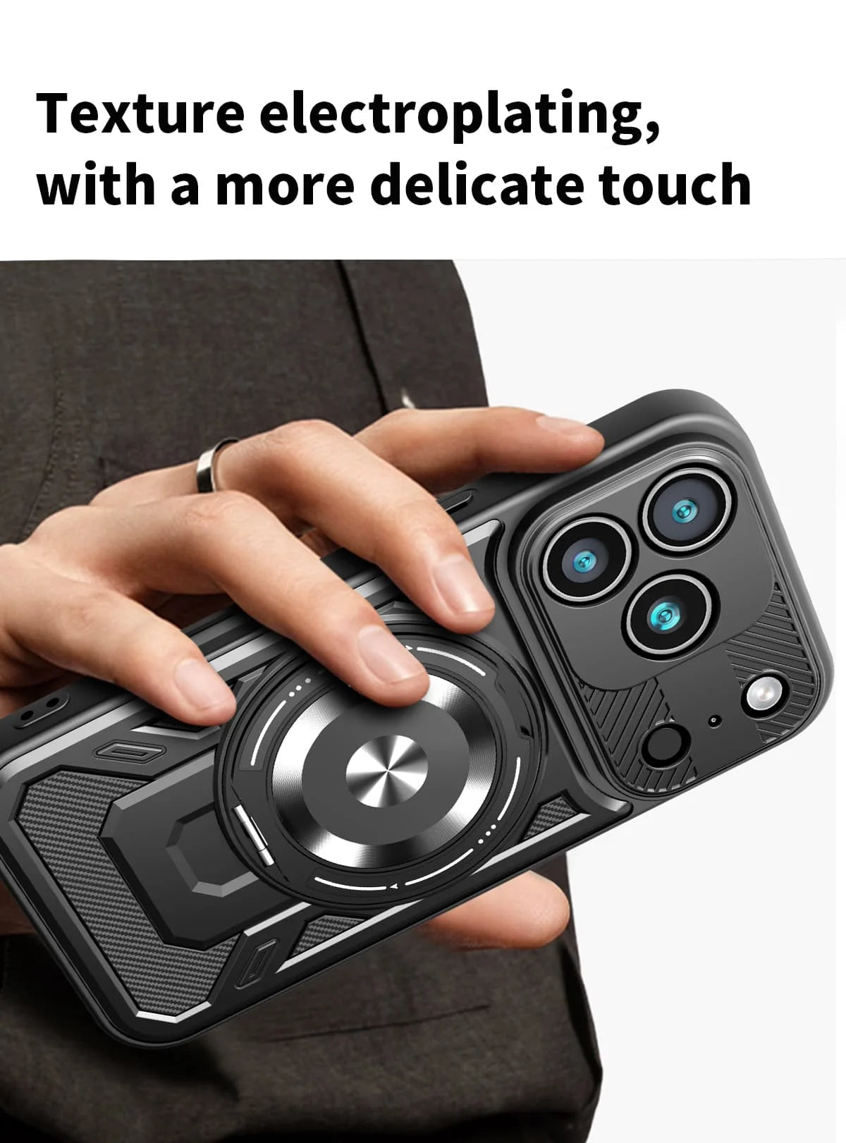 Shock Proof Armor Case For iPhone 17 Air 11 12 13 14 15 16 17 Pro Max Magnetic Heavy Duty Rugged Ring Kickstand Protection Cover