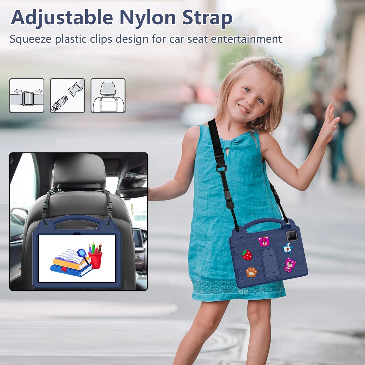 Kids Cartoon Tablet Case For TCL 8 gen2 2024 Tab 10 GEN 2 10.36'' NxtPaper 11 10.95'' Tab 8 LE 8'' with Shockproof Stand Cover