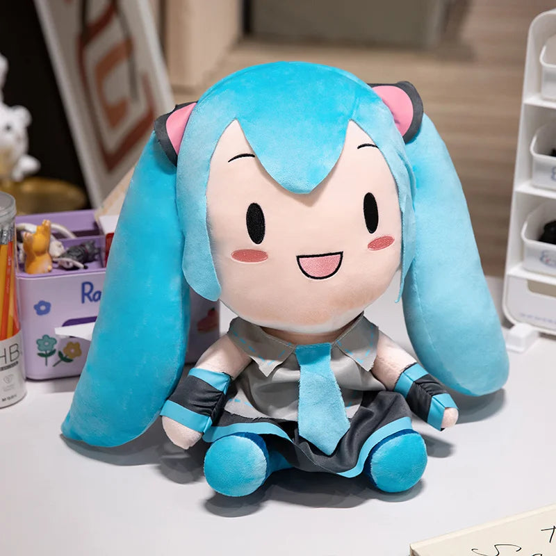 Anime Original Miku Fufu Plush Toys Preciality Collection SEGA Hatsune Miku Spring Onion stuffed dolls Toys Kids Birthday Gifts