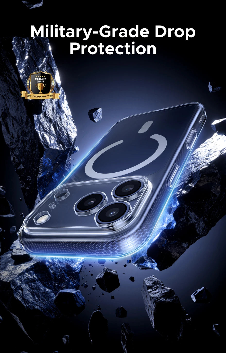UGREEN Magnetic Case for iPhone 17 Pro Max Case Shockproof Cover for iPhone 17 Pro Max Plus 17pro Macsafe TPU Cases