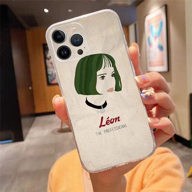 Phone Case For iphone 17 Air 17 16 Pro Max 15 14 13 Pro Max 15 16 Pro 15Plus Leon Matilda Natalie Portman