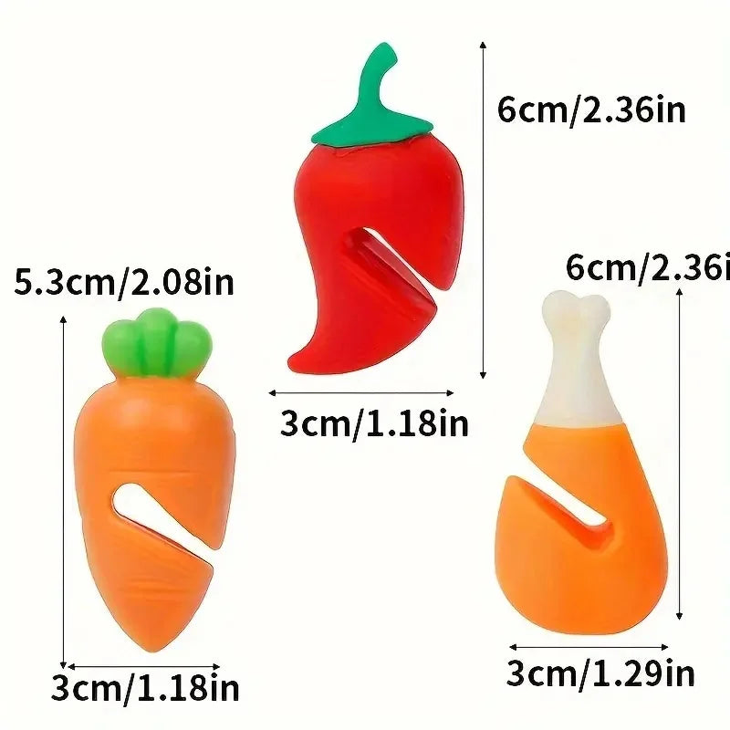 3-Pack Silicone Anti-Overflow Pot Lid Stands, Heat-Resistant for Boiling Soup, Porridge & Milk, Prevents Spills