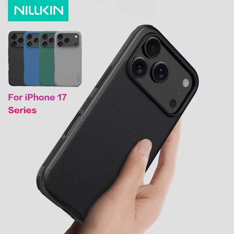 NILLKIN For iPhone 17/17 Pro/17 Pro Max/17 Air TPU+PC Frosted Case Shockproof Anti-Slip Matte UV Coating For iPhone 17 Case