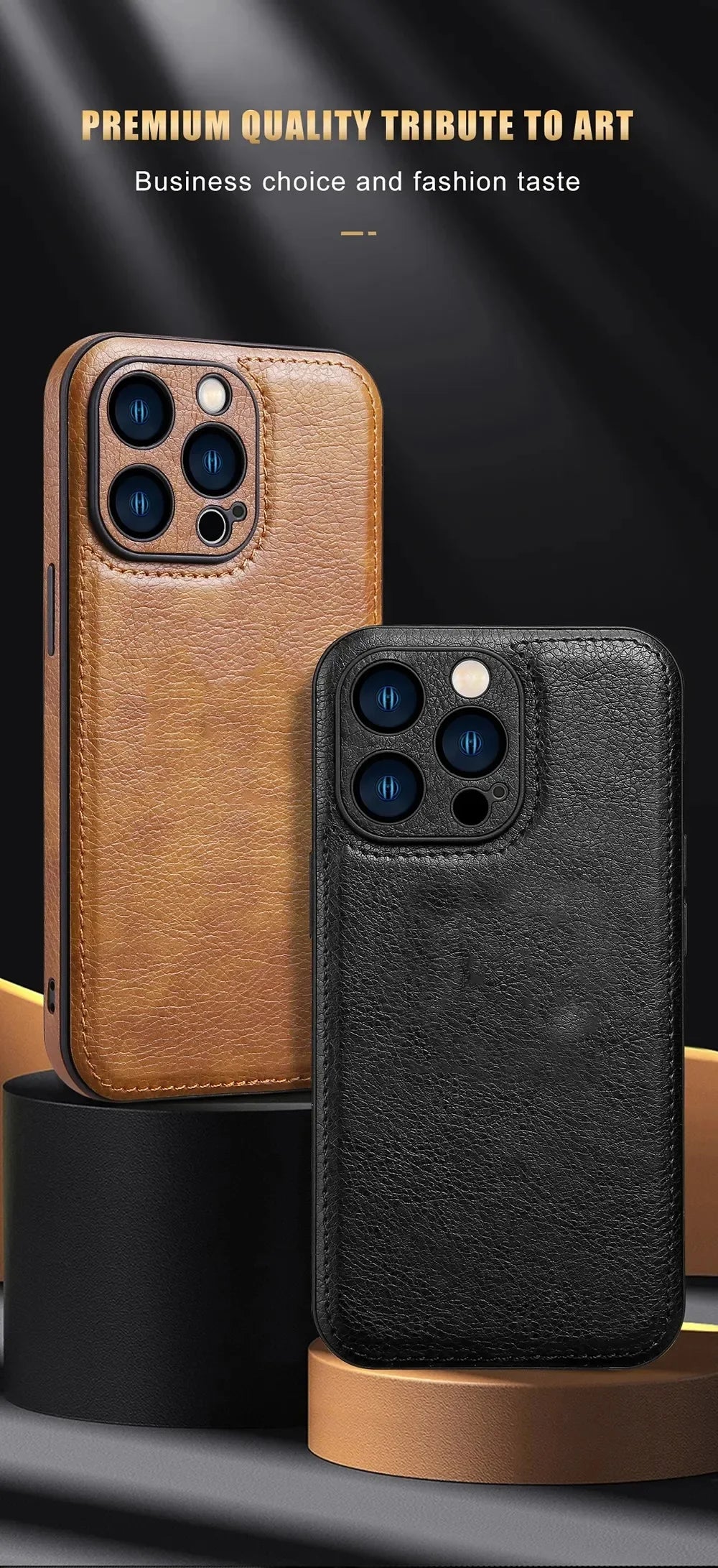 Ultra Thin Leather Case for iPhone 17 Pro Max 16 16e 15 14 13 12 11 XR 17Pro Lens Protection iPhone17 Phone Cover Coque