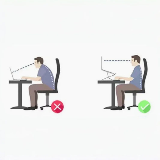 Laptop Stand - Foldable and Adjustable, 10 Height Setting, High Quality Compact Base, Office Desk, etc