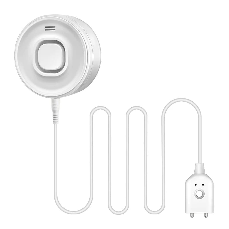 Water Leak Alarm Detector, 100dB Loud Alert Water Sensor, IP55 Waterproof, , Easy Installation for  Home Basement Flood NO Smart