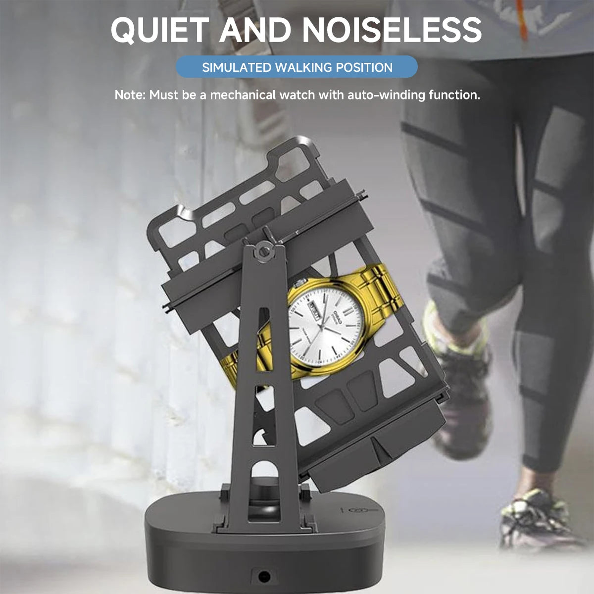 Automatic Watch Winder Self-Winding Device Watches Mechanical Rotomat Wind-Up Small Watch Shaker Mechanical Watch Winding Device
