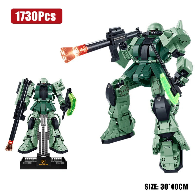 Cyber Mecha Model Building Blocks - Storm Freedom Ancestor Mechanical Robot Assembly Kit for Kids & Adults